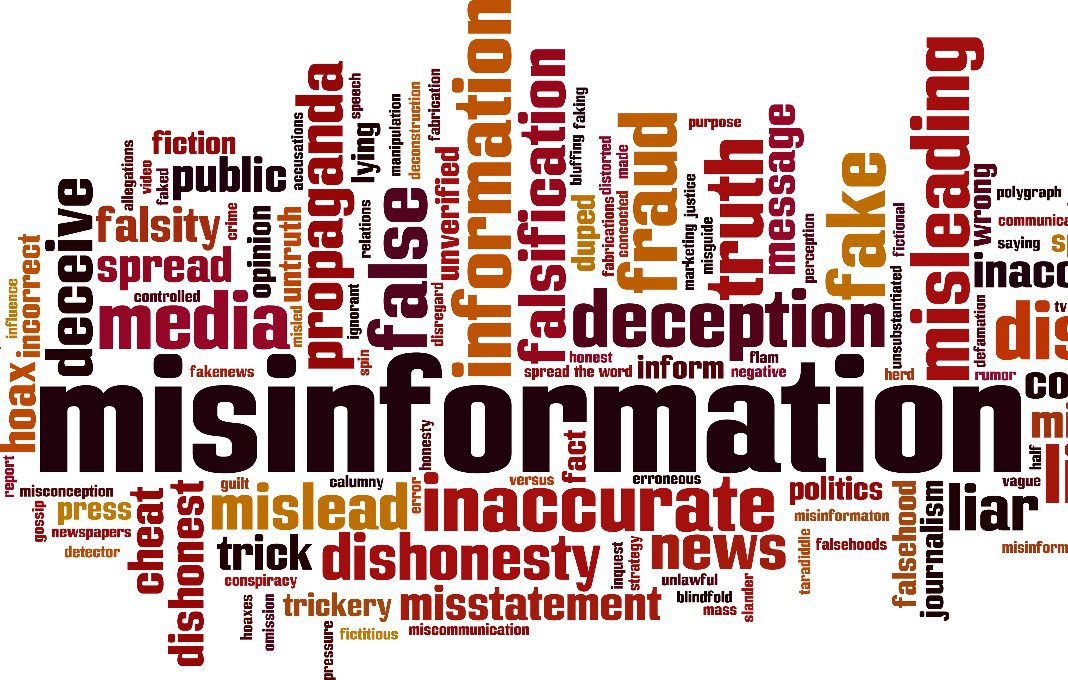 Watch out for misinformation