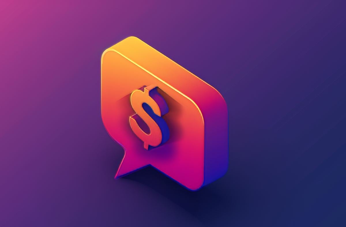 chat window dollar sign