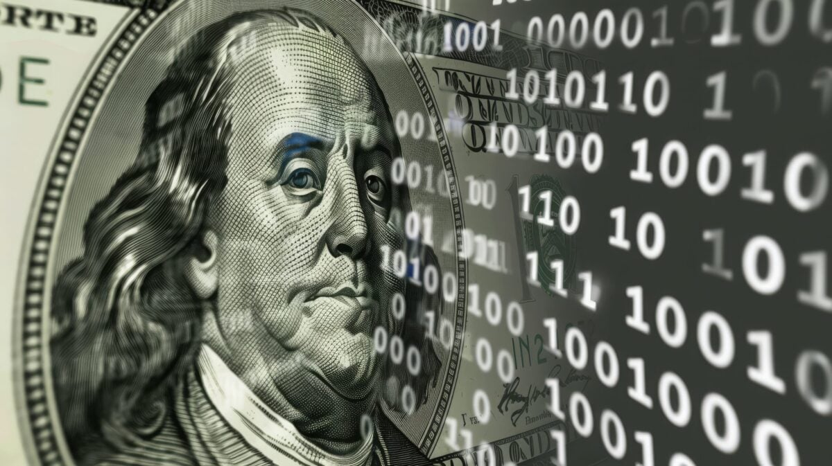 ben franklin dollars binary