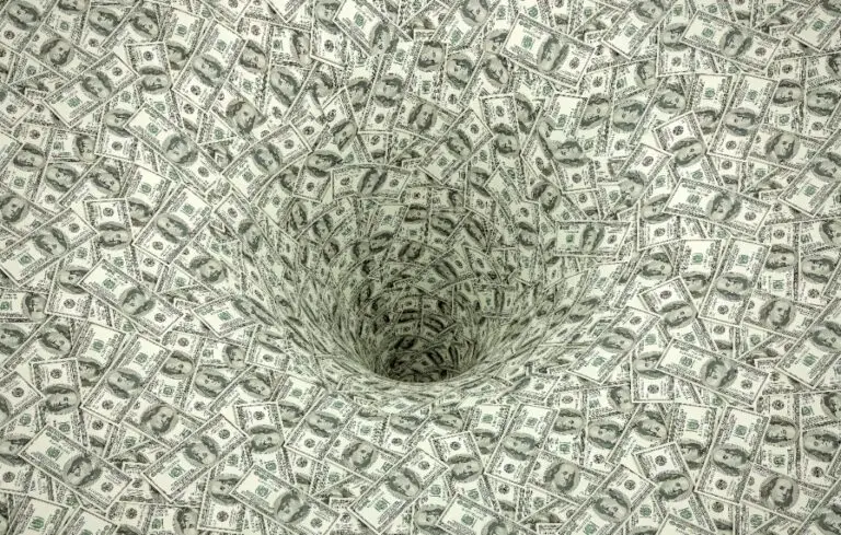 black hole money pit, 3D Rendering
