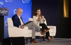Gina Goetter at CFO Leadership conference
