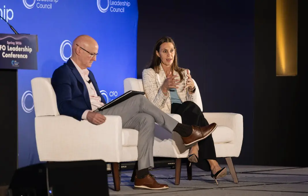 Gina Goetter at CFO Leadership conference