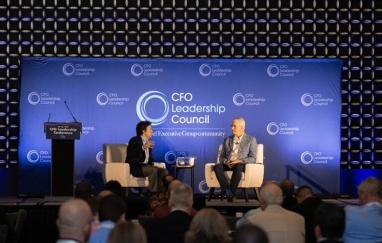 Charlie Wagner at CFO Leadership conference
